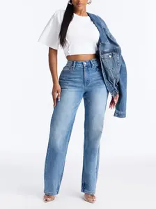 Everyday Favorite Stretch Straight Leg Jeans - Medium Wash