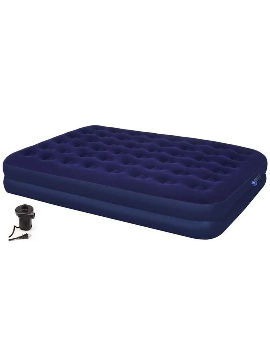 Achim Importing Second Avenue Collection Double Queen Inflatable Sleeping Air Mattress - Sturdy, Water-Resistant, Relaxing, with Electric Air Pump