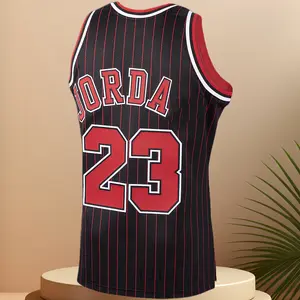 Men's Classic-Design Sleeveless stitched Basketball Jerseys Black shirt 1997-98