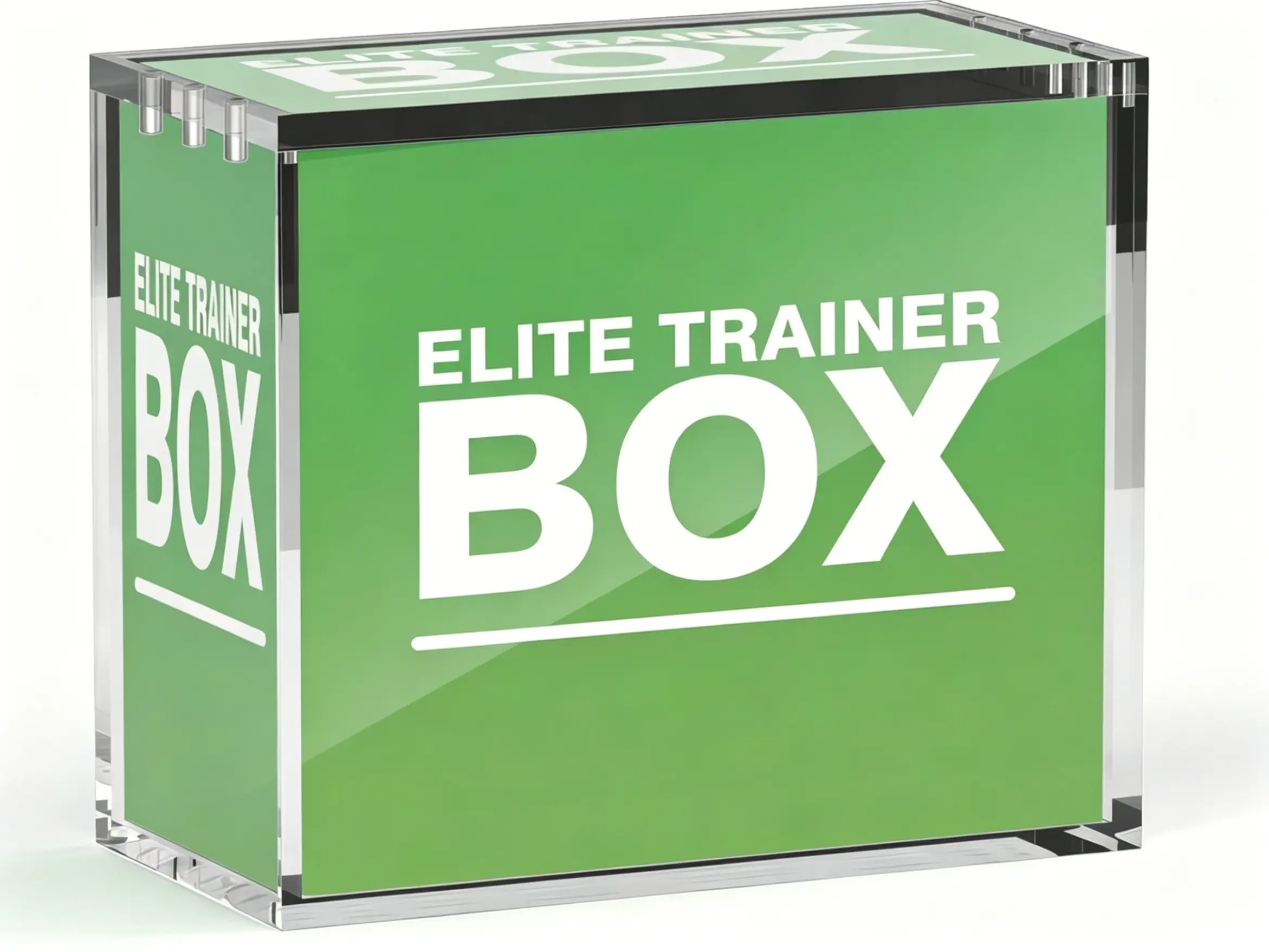 Acrylic Game Card Display Box with Dustproof Lid, Clear Trading Card Organizer & Toploader Case, Magnetic Closure Elite Trainer Box Protector, Stackable ETB Storage Case for Pokemon TCG Collectibles, Heavy Duty Acrylic Protector for Standard ETB Box