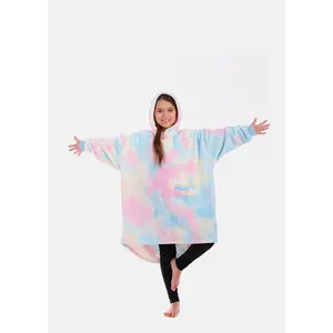 THE COMFY Dream Jr. - Kids' Baby-Blanket Soft Wearable Blanket Hoodie, for Ages 10 and Under, Machine Washable, One Size Fits Most, Seen on Shark Tank, Great Gift
