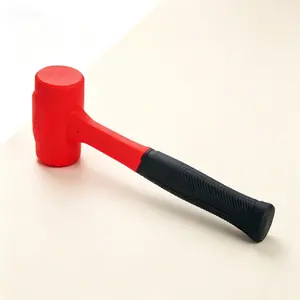 Dead Blow Hammer 45 oz, Vibration Reduction Safety Mallet Heavy Duty, Non-Marring Dead Blow Hammer with Replaceable Faces, Unbreakable Handle Shop Tool, No Rebound Soft Face Sledgehammer, Smooth Finish Striking Hammer for Automotive and Construction