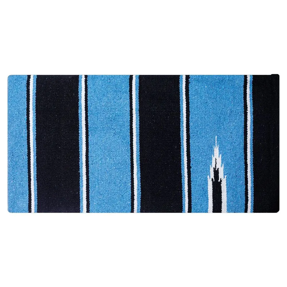 Dura-Tech Durable Printed Double Layer Navajo Western Saddle Blanket - 32" x 32", Double for Padding, Decorative Western Blanket for Horseback Riding