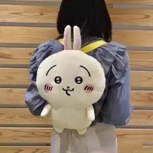Backpack Hachiware  Chiikawa Backpack Doll Super Ins Cute Cartoon Bag Usagi Soft Travel Portable Decoration Girls Gift anime