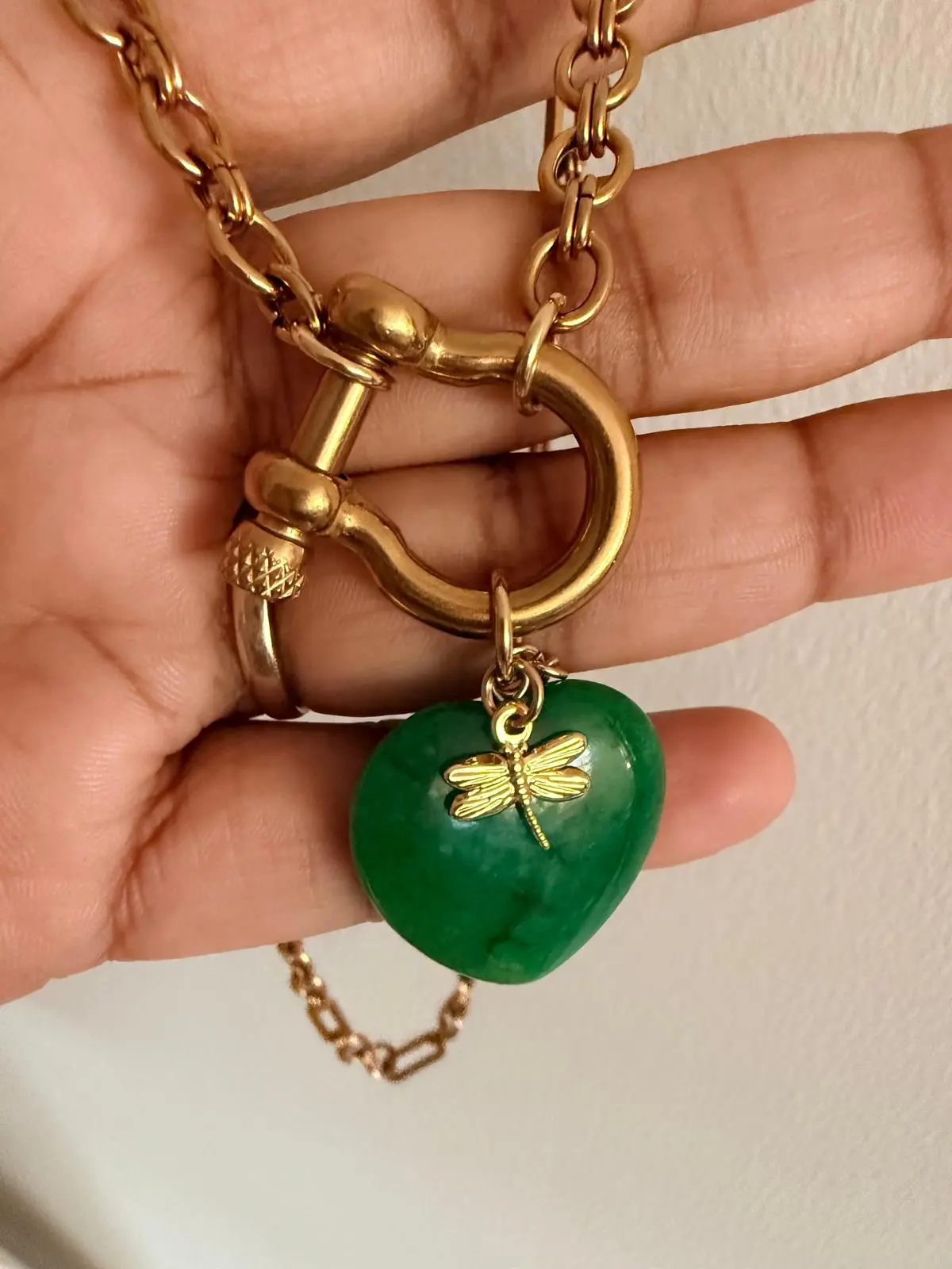 Malaysian Jade - Manifest Miracles.  Natural Malaysian Jade Crystal Necklace  Manifest Luck & Prosperity | Custom Stainless Steel Chain Heart Chakra