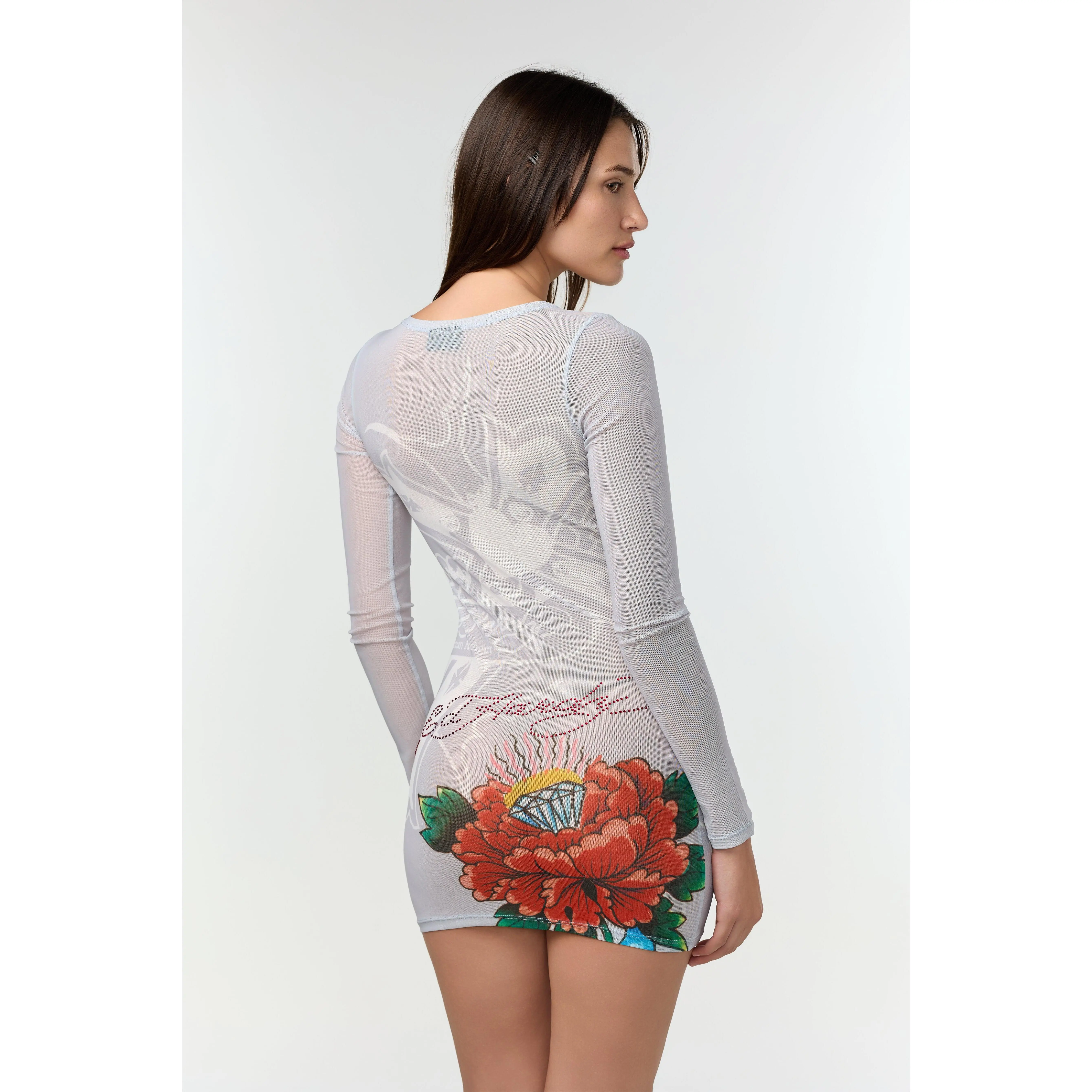 ED HARDY MISSY'- LONG SLEEVE MESH DRESS COVER-UP - TikTok Shop ED HARDY MISSY'- LONG SLEEVE MESH DRESS COVER-UP - TikTok Shop