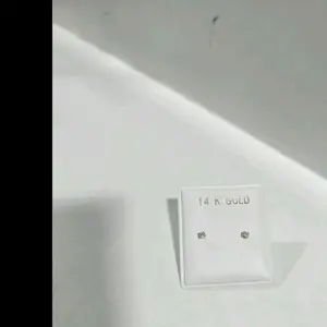 14K Gold Earrings 2mm Studs for Women, Minimalist Design