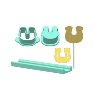 Horseshoe Cake Pop Mold |Deluxe Cutter, Popper, and Tray Option