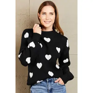 Lantern Sleeve Tunic Sweater