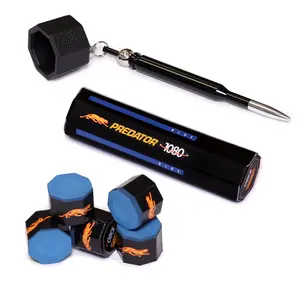 OKKO Octagon Bullet Pocket Chalker Black w/Predator Chalk OKKO Octagon Bullet Pocket Chalker Black w/Predator Chalk