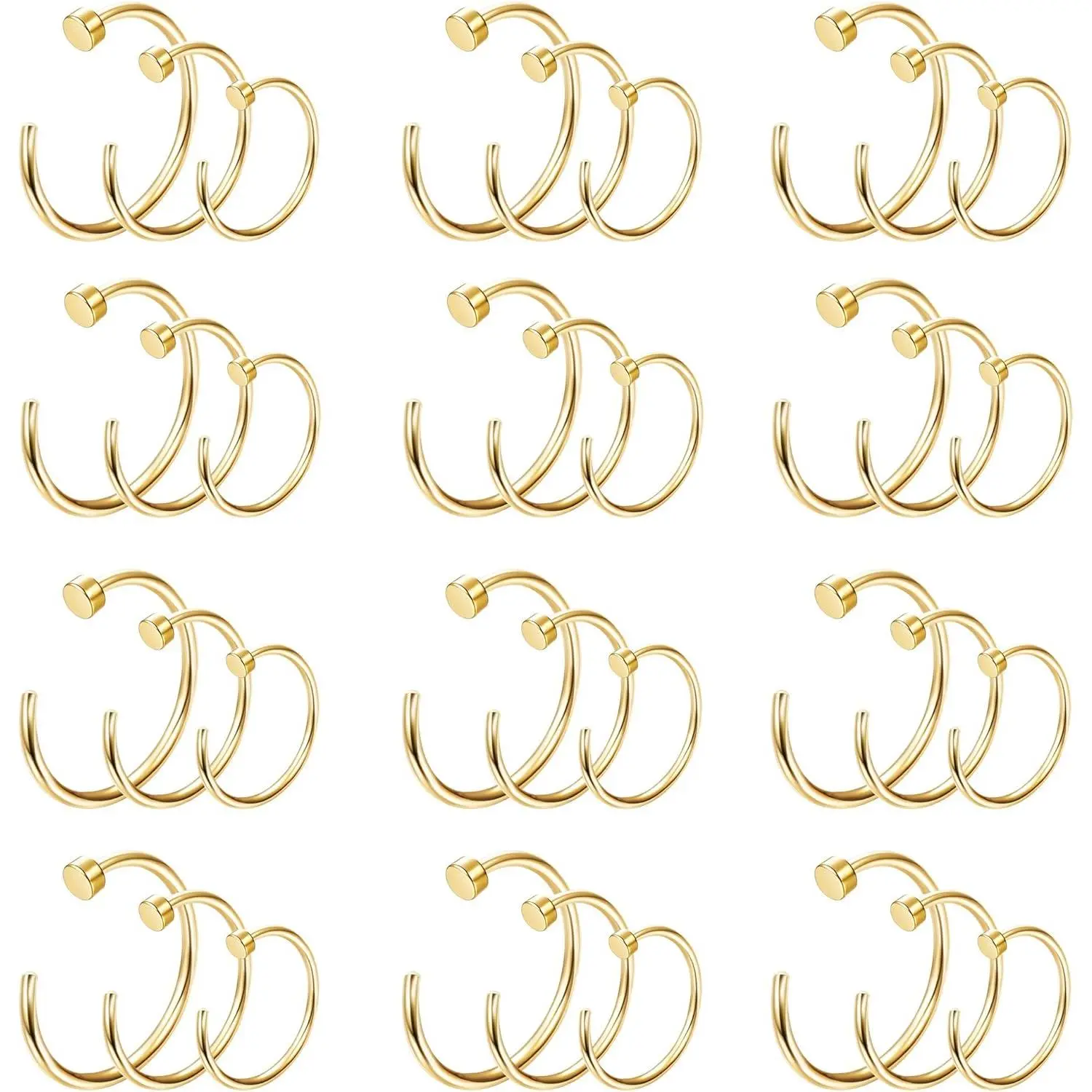 Gold Tone (6mm 8mm 10mm)