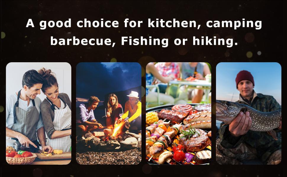 Professional Chef Knife Set, High Carbon Steel with Accessories, Japanese Damascus Pattern, for Kitchen or Restaurant, with Roll Bag