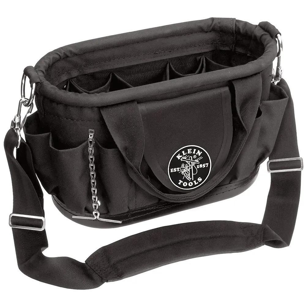 Klein Tools 58890 Tool Tote with 17 Pockets and Shoulder Strap