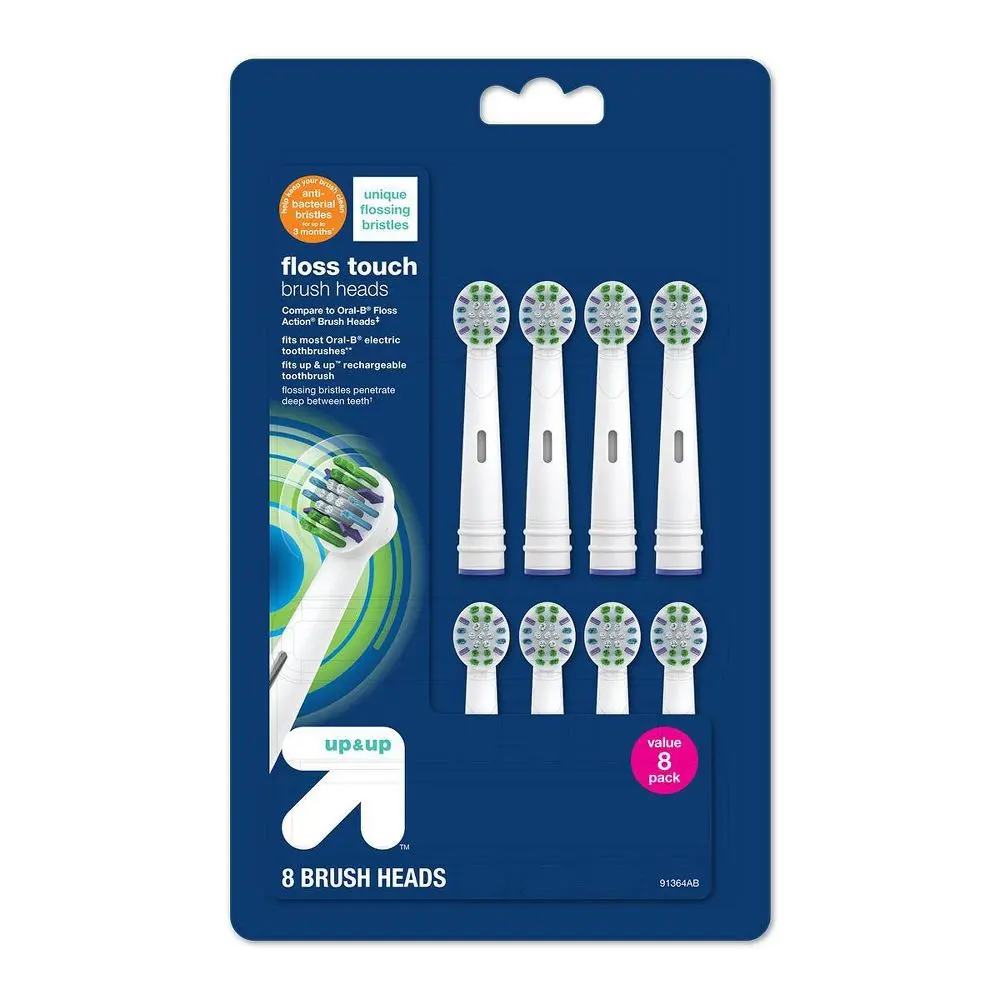 Floss Touch Replacement Brush Heads - 8ct - up & up Floss Touch Replacement Brush Heads - 8ct - up & up