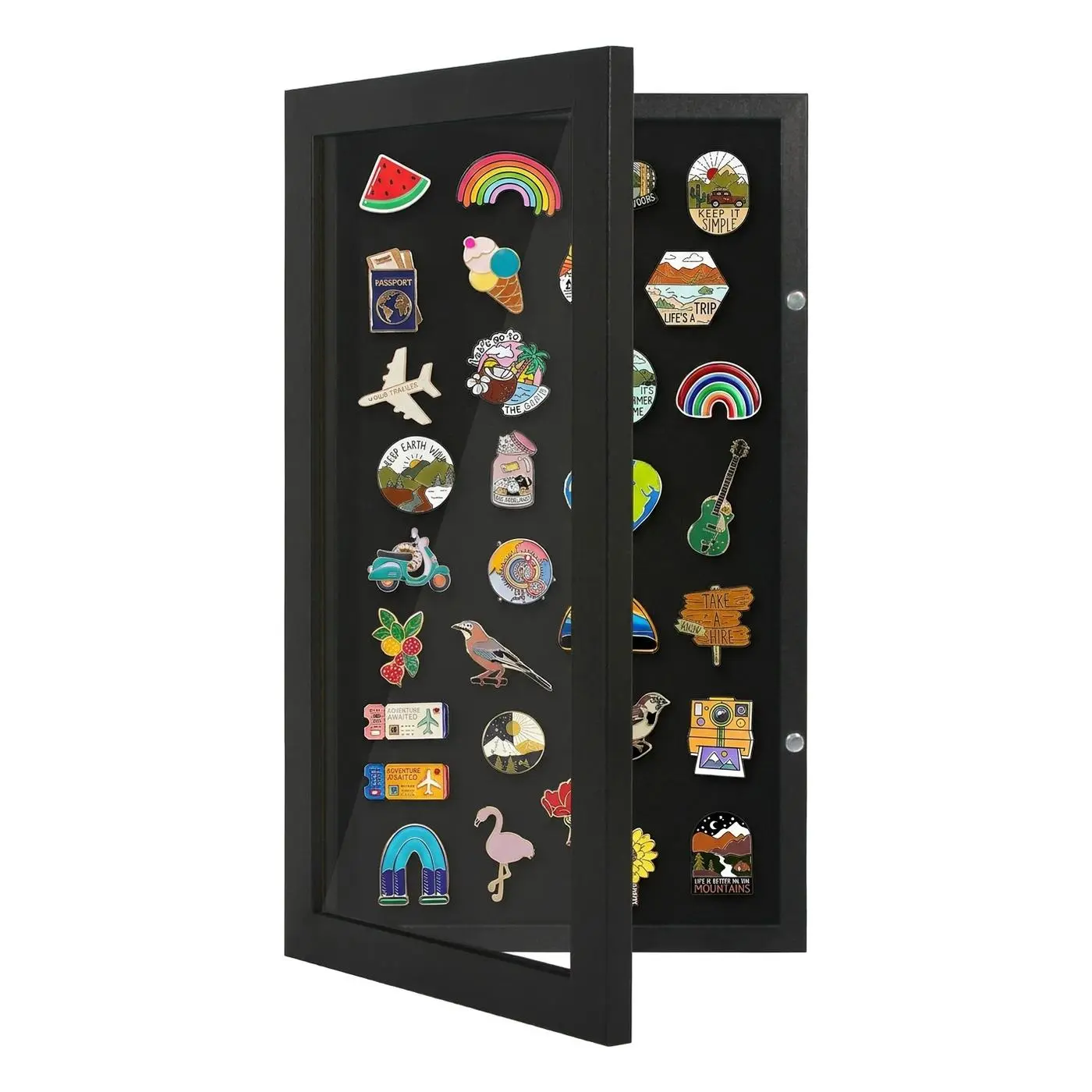 American Flat Silhouette Pin Display Case