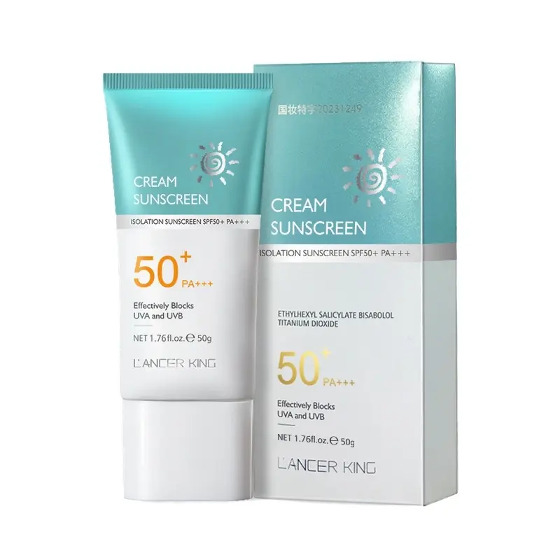 Sunscreen, Broad-Spectrum SPF 50+, Water-Resistant for Outdoor Activities, Face & Body Use Facial