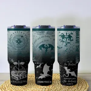 Basgiath War College Tumbler, Fourth Wing Mug, Fourth Wing Merch Gift, Bookish Coffee Tumbler, 20oz 40oz Insulated Christmas Cup
