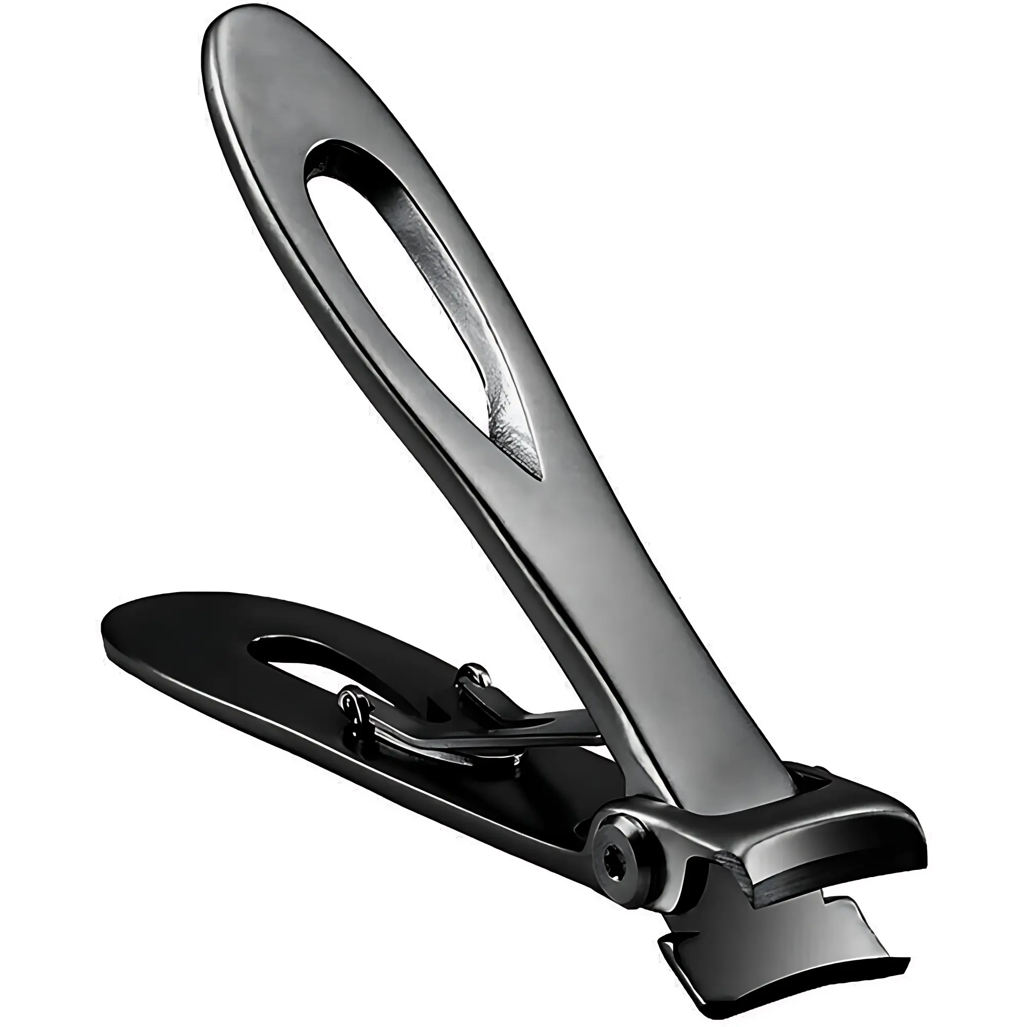 Toenail Clippers for Thick Toenails, Long Handle Wide Jaw Opening Nail Clippers for Adult, Men, Seniors, Extra Large Heavy Duty Toenail Clippers for Fingernail & Ingrown Toenail Manicure Cutics Black