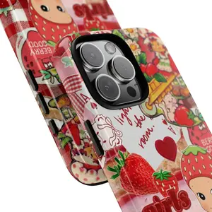 Strawberry Shortcake - You Light Up the Room iPhone Case, Cute Pink Cartoon Cover for iPhone17 16 Pro Max 15 14 13, Kawaii Aesthetic Girly Phone Case