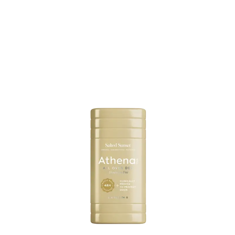 Salted Sunset - All Over Deo | Caramel, Coconut Milk, Pistachio, Cedarwood | 48H Odor Protection | Clinically Proven