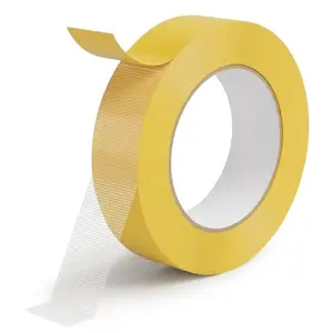 (R) Double Sided Fabric Tape - 1 Inch x 33 Ft, Heavy Duty & Removable Hem Tape for Curtains, Clothing, Jeans, Rugs - No Sewing, No Ironing, -Free