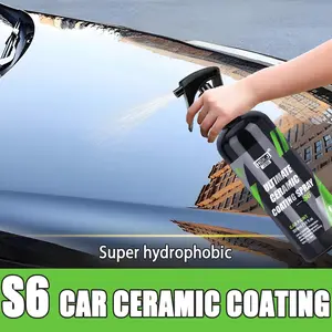 Ceramic Nano Coating for Car Paint, Professional Hydrophobic Liquid Coating Agent, Advanced Nano Crystalline Polish, Durable Car Wax & Sealant Solution