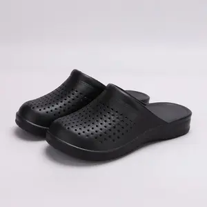 2025 Soft Sole Nurse Shoes EVA Thick Sole Clogs for Women Summer Outdoor Fashion Flat Closed-Toe White Shoes