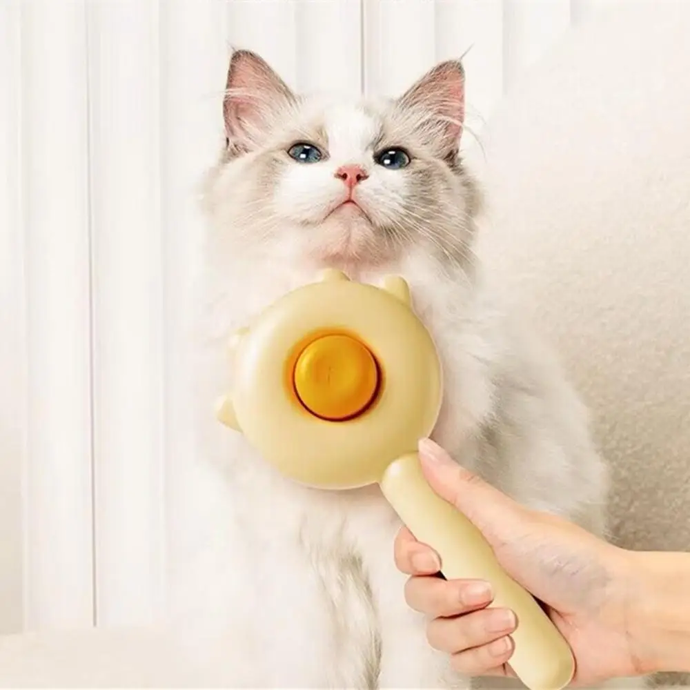 Two Tone Pet Needle Comb, Cat Brush Pet Hair Removal Brush, Grooming and Massaging Comb for Cats and Dogs, Pet Hair Detangling Comb for Kittens, Dog H