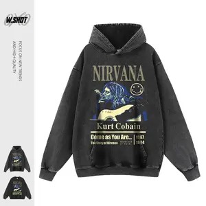 VINTAGE STREET NIRVANA BAND HOODIE/SWEATSHIRT T731