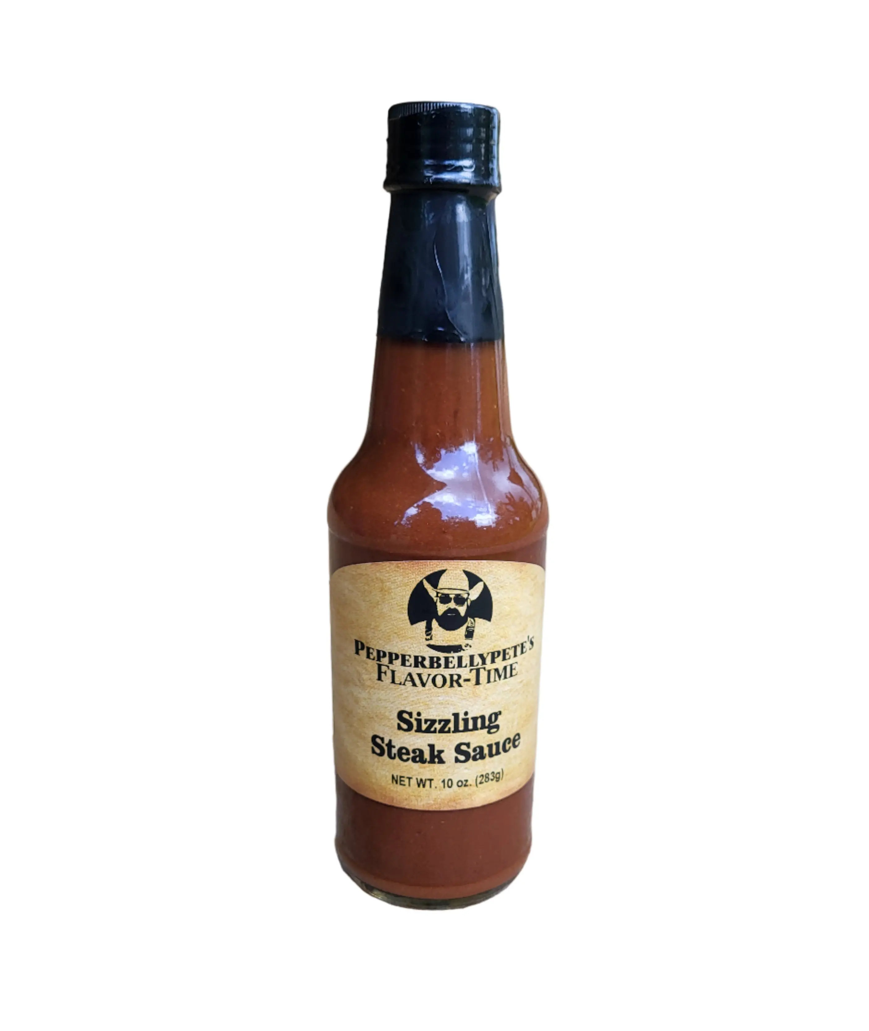 Pepper Belly Pete's Steak & Burger Sauce, 10 oz Spicy Marinated Condiments, Savory Sauce for Grilling & Drizzling