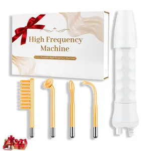 Portable Skin Care Wand, Handheld High Frequency Skin Care Machine, Professional Facial Beauty Instrument for Women