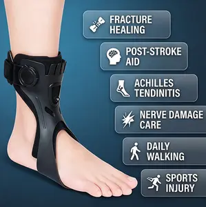 Portable buckle drop-foot correction trainer rehabilitation equipment, foot valgus orthosis, varus and valgus corrector