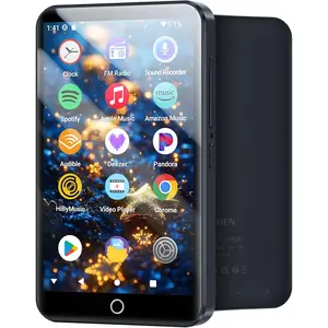 160GB(128GB+32GB) MP3 Player with Bluetooth and WiFi, MECHEN Android 13 OS MP3 & MP4 Players with 4" Touchscreen and Speaker,Music Players with Spotify,Pandora, Audible, Play Store