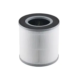 VEVOR Air Purifier Replacement Filter, H13, 3-in-1 Compact Lightweight Replacement Filter with PP Pre-Filter, Easy-to-Grab Purifier Filter with Activated Carbon, Fit for Cylindrical Purifier