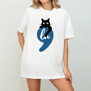 Kamala Cat Comma La Shirt, Cat Ladies for Kamala Shirt, Kamala Harris 2024 President Comma La Funny T-Shirt, Kamala For The People, Girl Power, Democrat T-shirt, First President Shirt, Election 2024, Unisex Cotton Shirt, Full Colors, Full Sizes