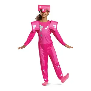 Minecraft Girl's Classic Pink Armor Costume