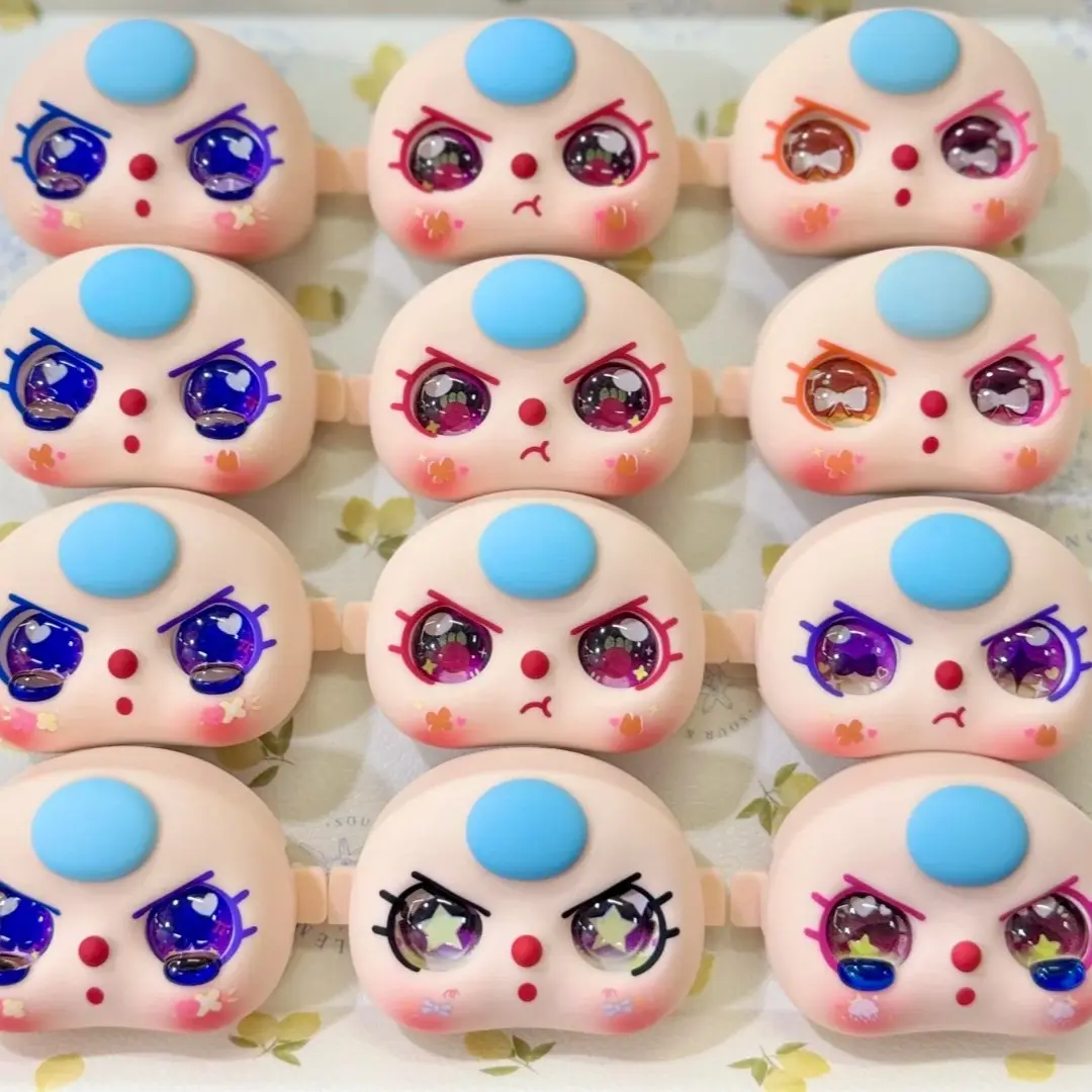 ★ ぷえるとりこ様★ ★ハートバルーンとくまちゃん3点セット★モルタルオブジェ★ Baby Three Face replaceable components，Face only Collect doll