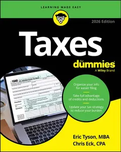 Taxes for Dummies, 2026 Edition -- Eric Tyson - Paperback