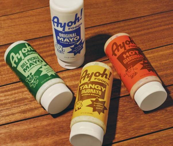 The holy quadrinity. Hot Giardinayo, Dill Pickle Mayo, Tangy Dijonayo, and Original Mayo