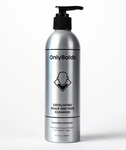 Only Balds Exfoliating Scalp & Face Cleanser – Gentle Daily Cleanser for Bald Heads – 10oz