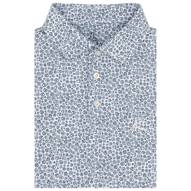 The Roll Of The Dice Men's Short Sleeve Collegiate Polo