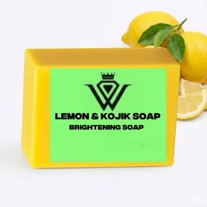 WAYOTE LEMON FACE & BODY SOAP 4oz-for Gentle Cleansing and Hydration Skin Repair Cleanser Daily