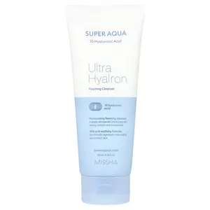 Missha Super Aqua, Ultra Hyalron Foaming Cleanser, 6.76 fl oz (200 ml)