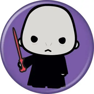 Harry Potter Voldemort Animated Style Character Pin Button