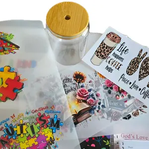 Coffee Lovers Special Request. Includes Glass Jar with Bamboo Lid & Straw. Ask to see what designs I have!