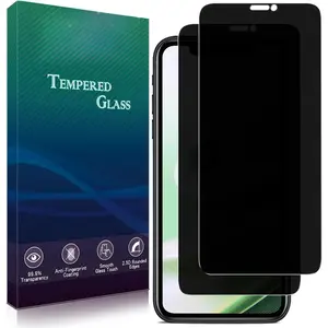 2 Pack  Screen Protector for  11,  XR Anti Spy Tempered Glass, 9H Hardness, Easy to Install, Bubble Free