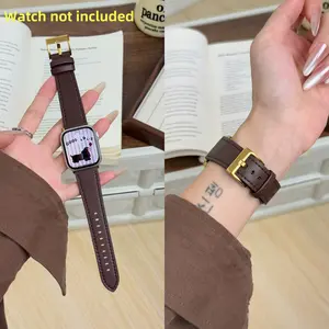 Women Soft Leather Strap Compatible with Iwatch Ultra/series 1-3,s10-S11 Se, Smart Watch Accessories, Sizes 38mm-49mm, Comfortable Casual Style
