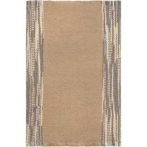 Jada Casual Jute Tassel Area Rug