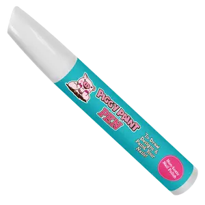 Twirly Teal Piggy Paint Pen - Kids Non-Toxic Nail Polish for Safe Creative Nail Art Designs
