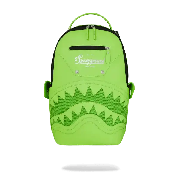 Sprayground Green Meanie DLXSV Backpack